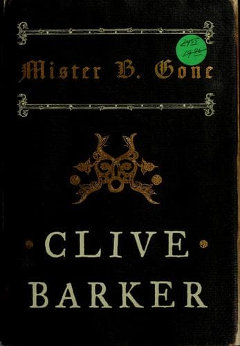 Tapa de Mister B. Gone