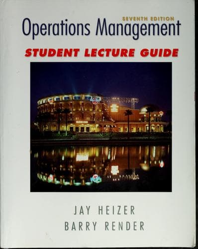 Tapa de Operations management