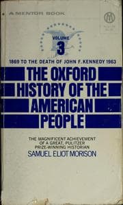 Tapa de The Oxford History of the American People, Vol. 3
