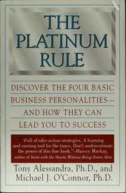 Tapa de The platinum rule