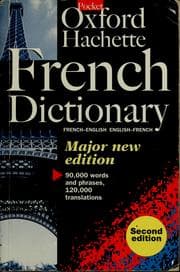 Tapa de The pocket Oxford Hachette French dictionary