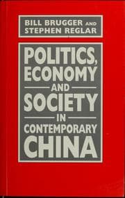 Tapa de Politics, economy and society in contemporary China