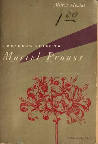 Tapa de A reader's guide to Marcel Proust