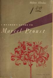 Tapa de A reader's guide to Marcel Proust