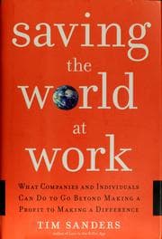 Tapa de Saving the world at work