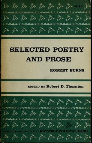 Tapa de Selected poetry and prose
