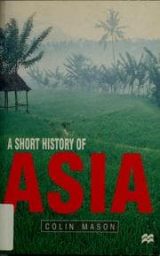Tapa de A short history of Asia