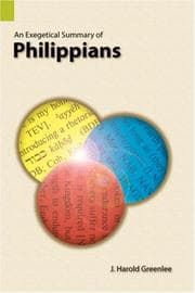 Tapa de An exegetical summary of Philippians