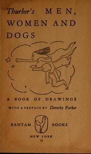 Tapa de Thurber's men, women and dogs
