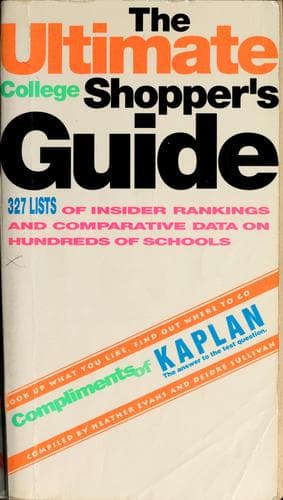 Tapa de The ultimate college shopper's guide