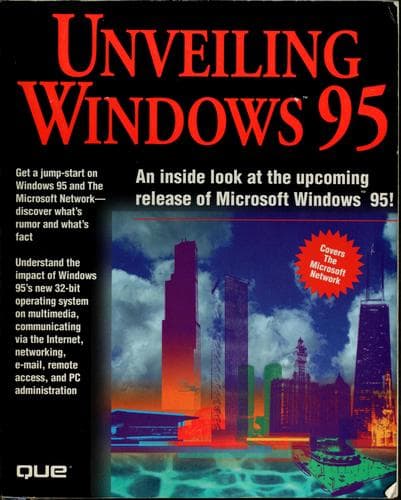 Tapa de Unveiling Windows 95
