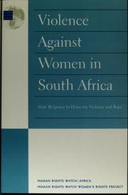 Tapa de Violence against women in South Africa