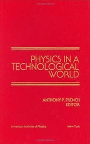 Tapa de Physics in a technological world