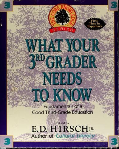 Tapa de What your third grader needs to know