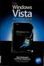 Tapa de The Windows Vista book