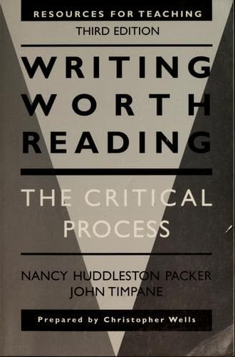 Tapa de Writing worth reading