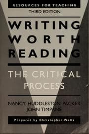 Tapa de Writing worth reading