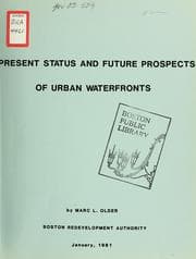 Tapa de Present status and future prospects of urban waterfronts