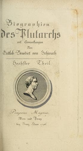Tapa de Biographien des Plutarchs