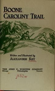 Tapa de With Daniel Boone on the Caroliny trail