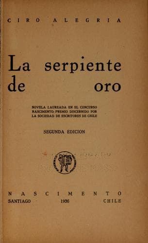 Tapa de La serpiente de oro