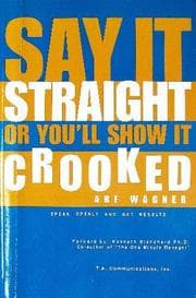 Tapa de Say It Straight Or You'll Show It Crooked