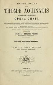 Tapa de Doctoris angelici divi Thomae Aquinatis ... opera omnia