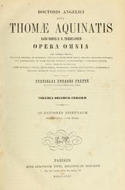 Tapa de Doctoris angelici divi Thomae Aquinatis ... opera omnia