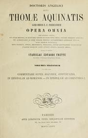 Tapa de Doctoris angelici divi Thomae Aquinatis ... opera omnia