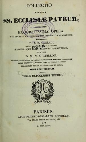 Tapa de [Omnia quae extant juxta Benedictinorum versionem]