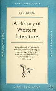 Tapa de A history of Western literature