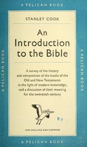 Tapa de An introduction to the Bible