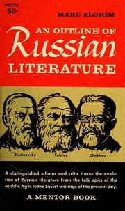 Tapa de An outline of Russian literature