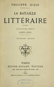 Tapa de La bataille littéraire