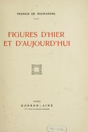 Tapa de Figures d'hier et d'aujourd'hui