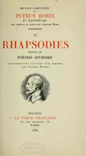 Tapa de Rapsodies