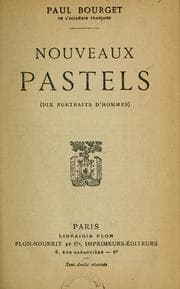 Tapa de Nouveaux pastels