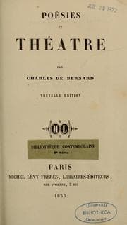 Tapa de Poésies et théâtre