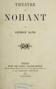 Tapa de Théâtre de Nohant