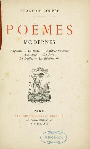 Tapa de Poëmes modernes