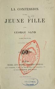 Tapa de La confession d'une jeune fille