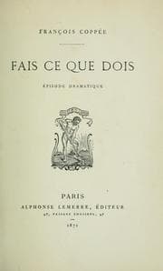 Tapa de Fais ce que doit