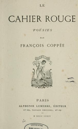 Tapa de Le cahier rouge