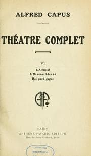 Tapa de Théâtre complet