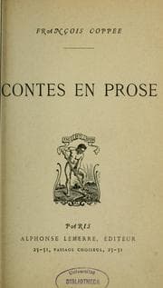 Tapa de Contes en prose