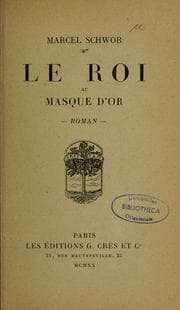 Tapa de Le roi au masque d'or