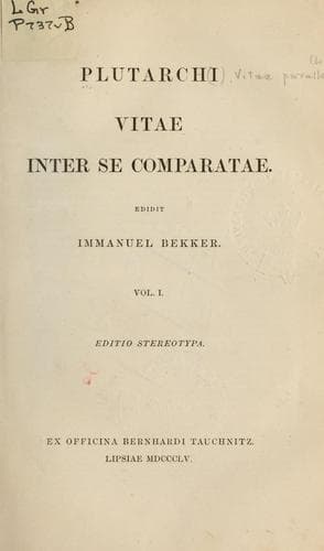 Tapa de Vitae inter se comparatae