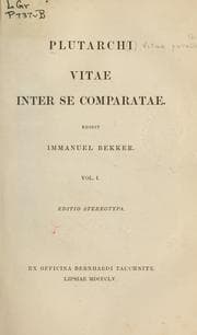 Tapa de Vitae inter se comparatae