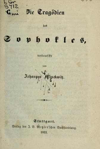 Tapa de Tragödien