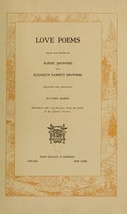 Tapa de Love poems from the works of Robert Browning and Elizabeth Barrett Browning